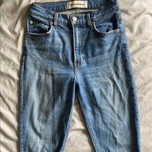 Reformation High and Skinny Jeans